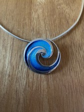 Sheila Fleet Sterling Silver Pentland Dress Necklace