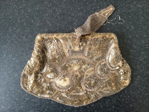 Vintage 1930s bead and sequin - 1930s,