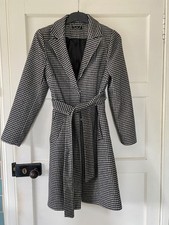 Coat Black And White F&F Size 10