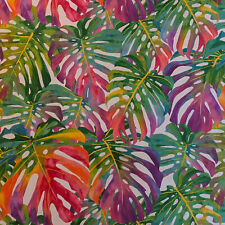 Tropical Leaves Multi Coloured