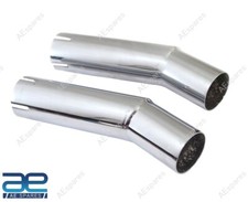 2X EXHAUST PIPE MUFFLER