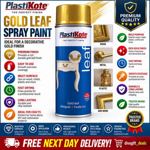 Plastikote gold leaf spray - plastikote,