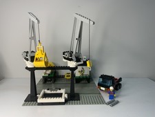 Lego 9V TRAIN Railway 4565 Station LOADING STATION PLANT VEHICLE Truck crane 