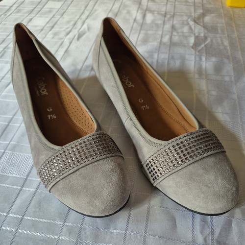 Gabor shoes womens grey - gabor, 7.5