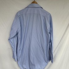 EDE AND RAVENSCROFT STRUPED LONG SLEEVED DOUBLE CUFF 