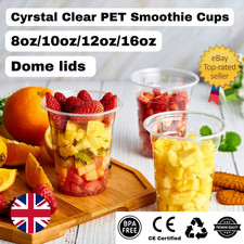 Clear Plastic Smoothie Cups
