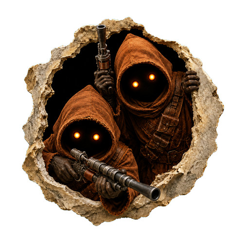 Jawas sticker tatooine - jawas,