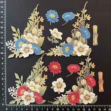 Christmas Floral Corner Die