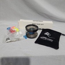 Magic yoyo K2 Crystal Black Responsive Bearing With Spare Strings And Bearining