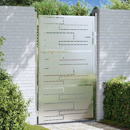 Silver stainless steel garden - silver,