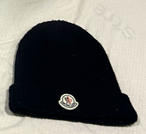 Moncler black knit - moncler, hat