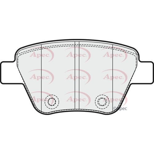 Brake pads set - pads, for