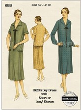 1920s Flapper Day Dress Sewing