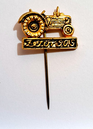 Vintage stick pin badge zetor - vintage, badge/
