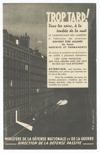 Trop tard rare wwii french - rare,