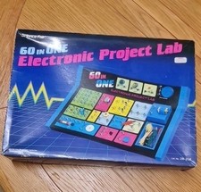 Vintage Radio Shack Science Fair 60 In One Electronic Project Lab 28-256