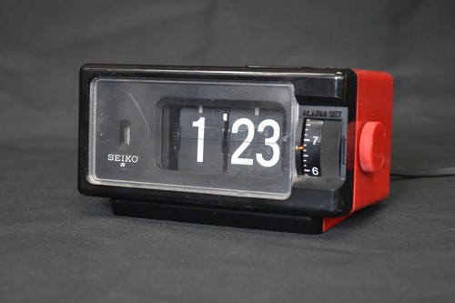 Vintage seiko flip alarm - seiko, clock