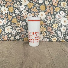 Retro Milk Glass Jar – White