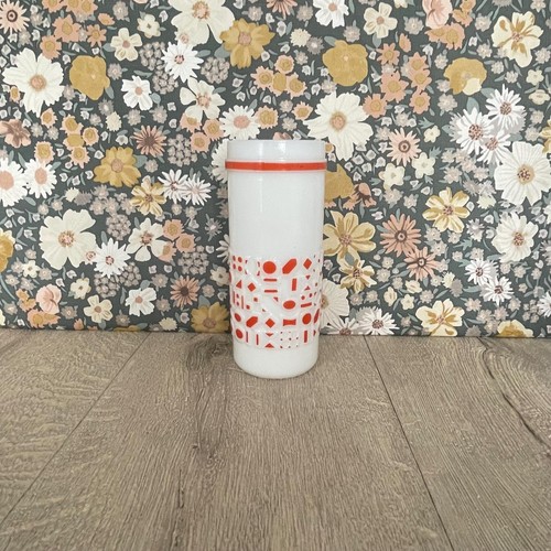 Retro milk glass jar white - milk, –