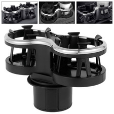 EinstellbarCar Dual Cup Holder 2in1 Center Console Mounted Drink Bottle Storage