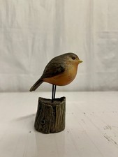 Robin Hand Carved On Tree