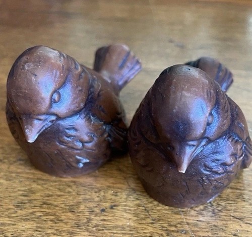 Vintage pair brown - vintage, bird