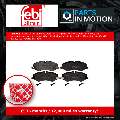 Brake pads set fits - brake,