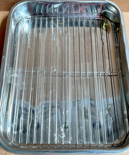 Roasting tray with - with, grill