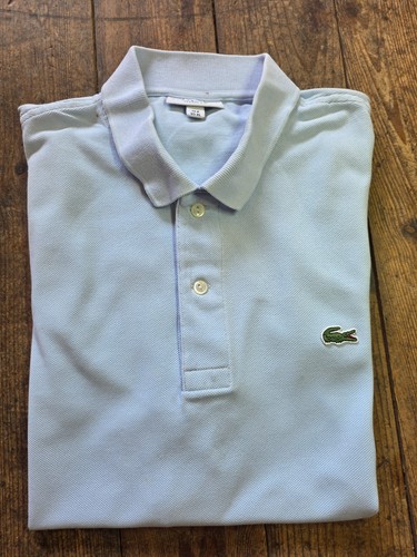 Lacoste baby blue polo shirt - blue,