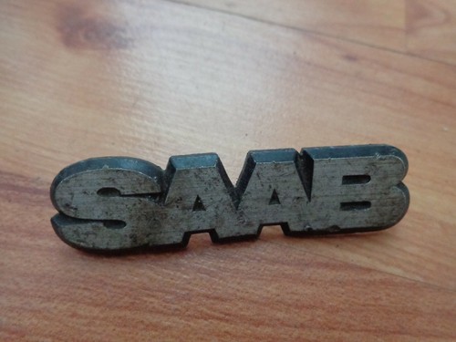 Vintage saab emblem - saab, bonnet