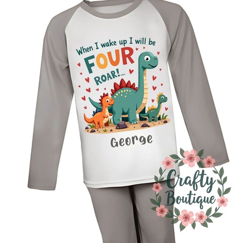 Personalised pjs pajamas - personalised,