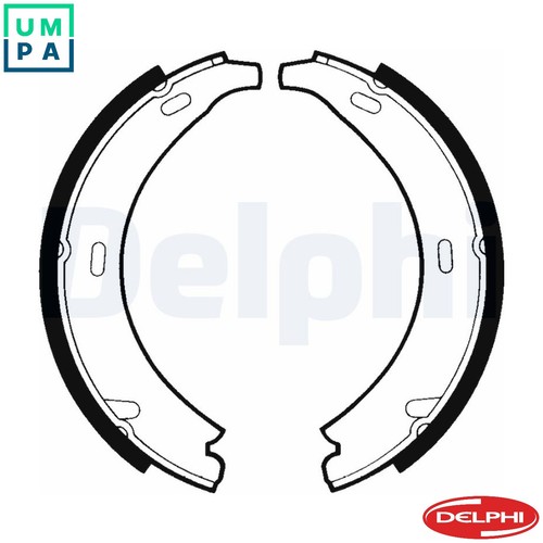 Brake shoe set - parking,