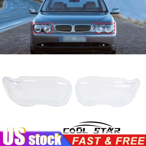Pair headlight headlamp lens - pair,