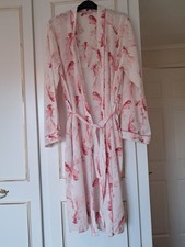  Cyberjammies Red/Pink Goldfish pattern Kimono style Robe ~ Size 10.