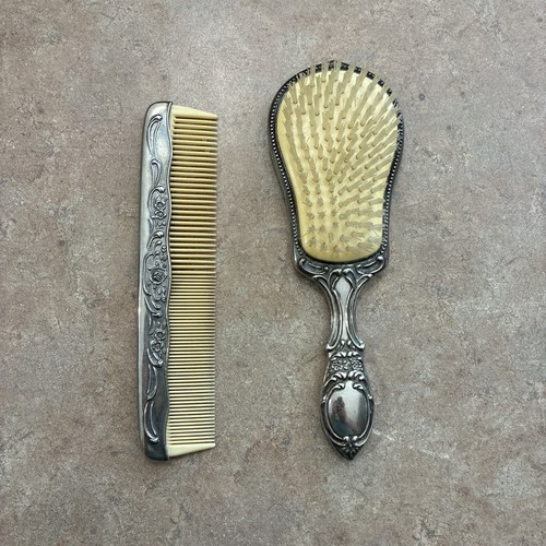 Beautiful vintage vanity - vanity, brush
