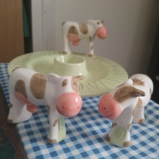 BREAKFAST SET Ceramic cow