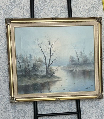 Vintage original landscape oil - original,