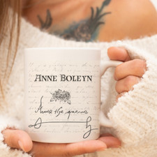 Anne Boleyn Mug - Anne Boleyn Signature Mug - Tudor History Gift - Tudor Queen