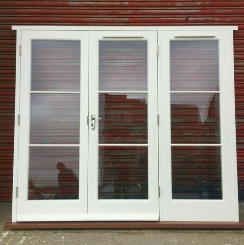 Hardwood timber french doors - timber,