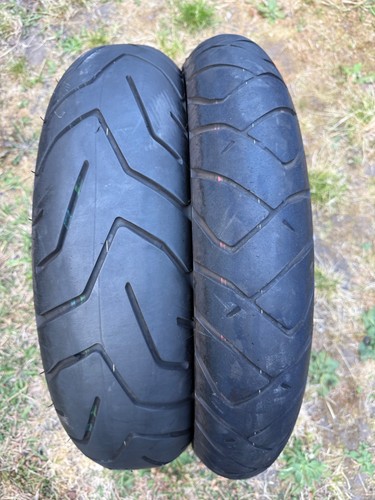 Pair motorcycle tyres - pair,