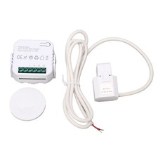 WiFi Energy Monitor Single Phase Electricity Meter With Clamp Power (White)