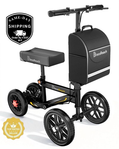 Deluxe steerable knee scooter - knee,