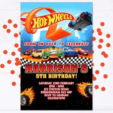 Personalised Hot Wheels  Party