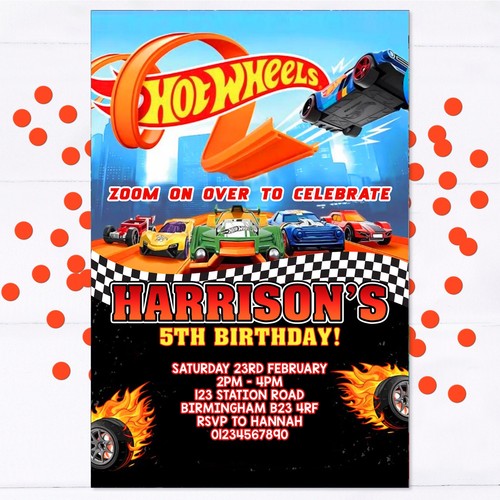 Personalised hot wheels - hot,
