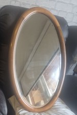 Vintage Oval Bevelled Mirror