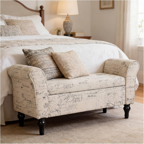 Upholstered window seat - upholstered,