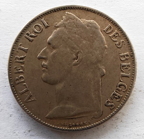 1922 belgian congo franc - belgian, 1