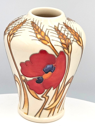 Moorcroft vase harvest poppies - vase,