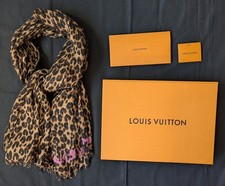 Louis Vuitton Stephen Sprouse Leopard Graffiti Stole, cashmere/ silk blend