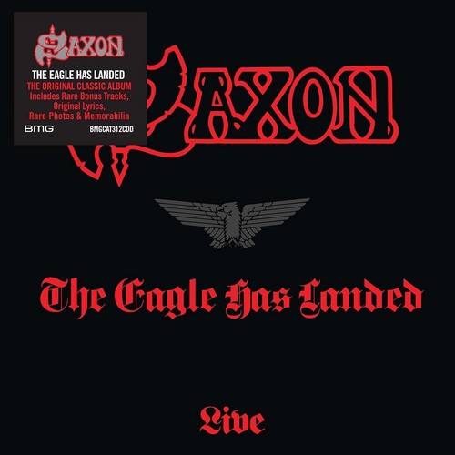 Saxon the eagle has - saxon, landed